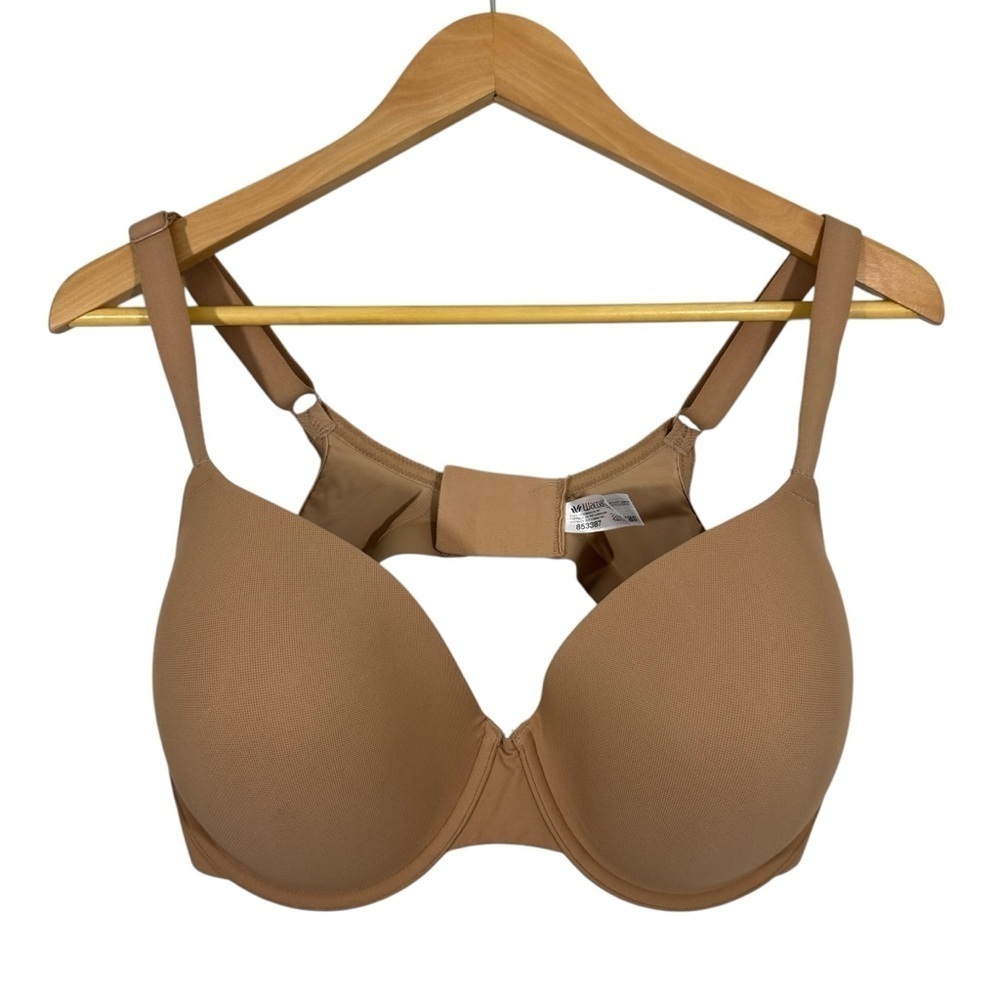 Wacoal Shape Revelation Shallow Top Underwire T-Shirt Bra 40DDD Beige 853387 EUC